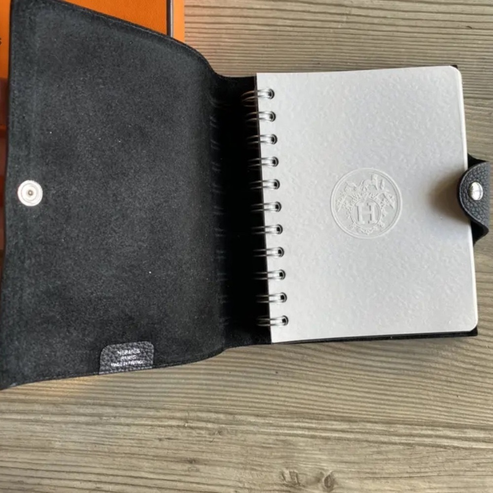 Hermes Togo Leather Notebook